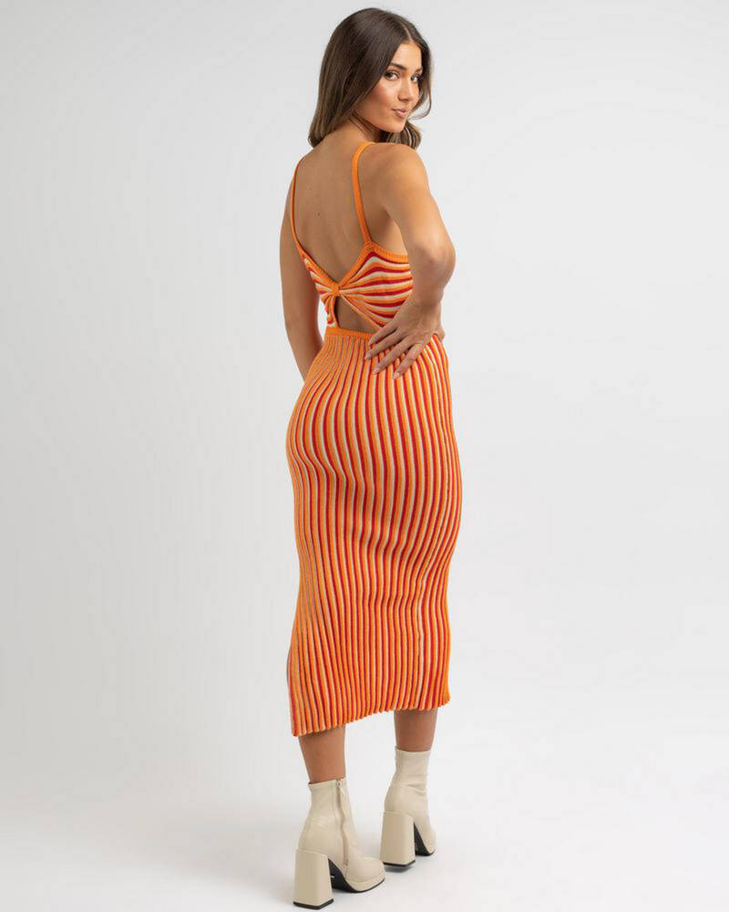 indikah knit dress Indikah Long Sleeve Knit Dress