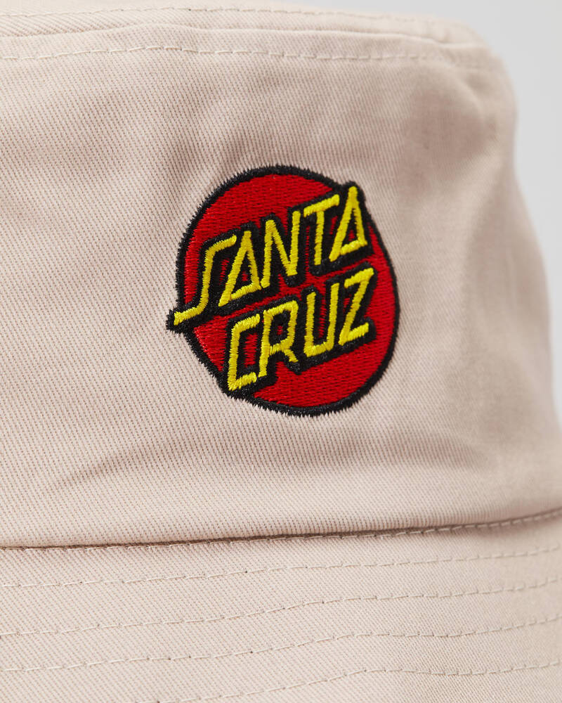 Santa Cruz Classic Dot Patch Bucket Hat for Mens