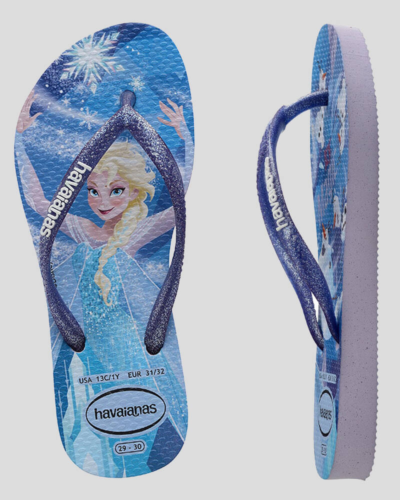 Havaianas Kids' Slim Frozen Thongs In Lilac - Fast Shipping & Easy ...