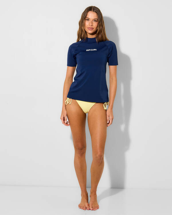 Rip Curl Classic Surf Short Sleeve UPF Rash Vest for Womens