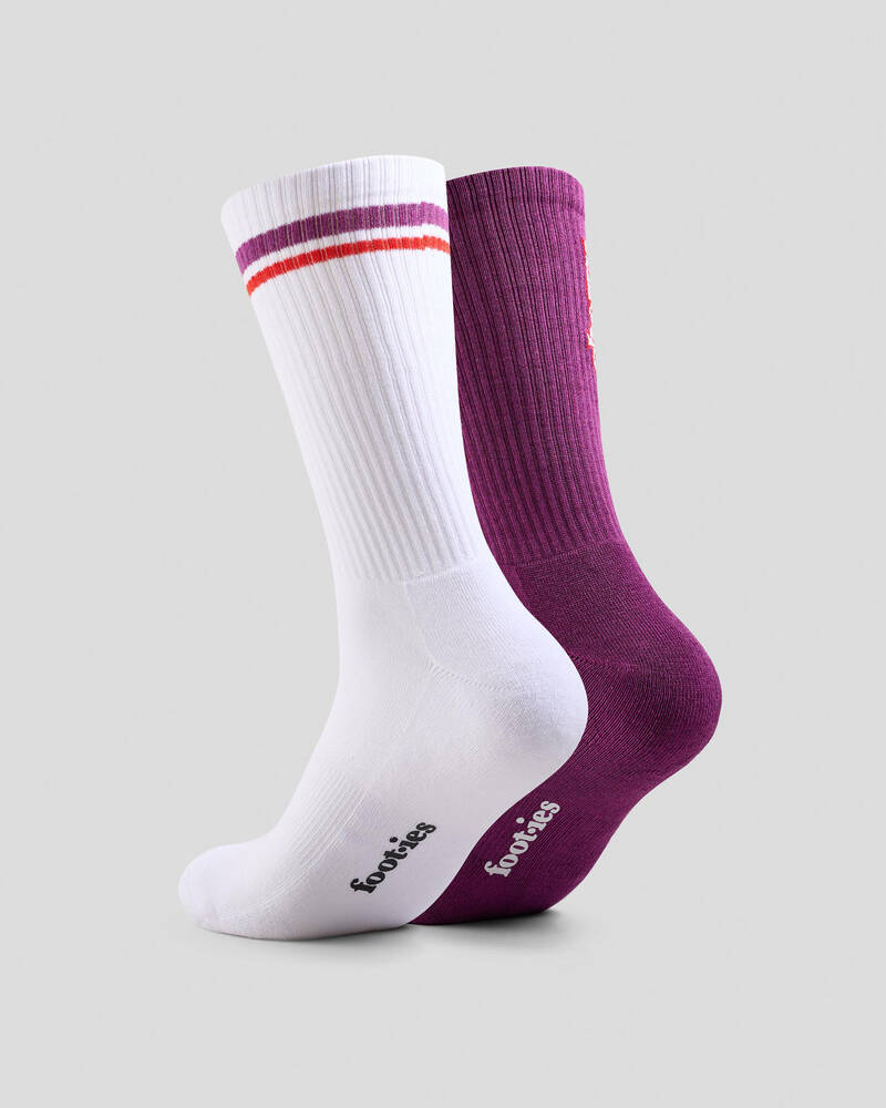 FOOT-IES Sprite Sneaker 2 Pack for Mens