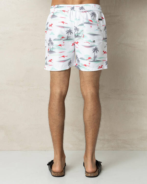 Skylark Retreat Elastic Waist Shorts for Mens