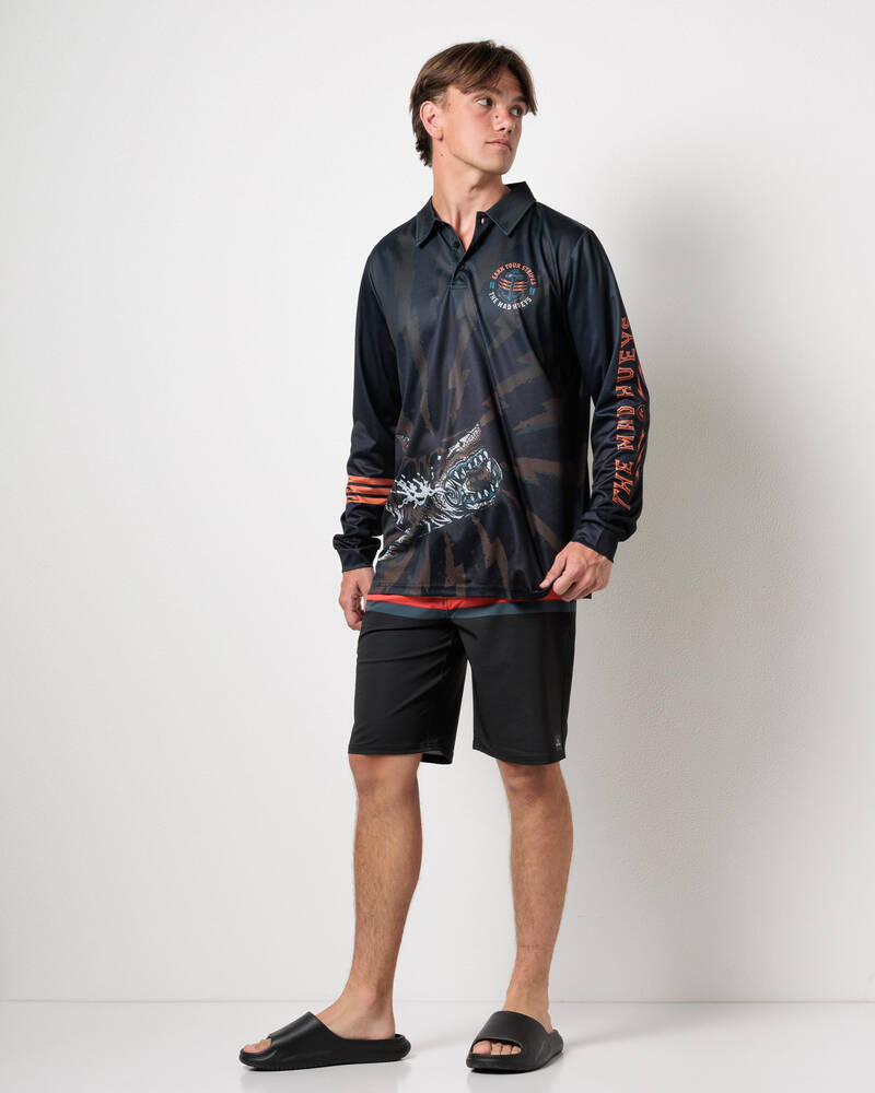 The Mad Hueys Earn Stripes Fishing Shirt for Mens