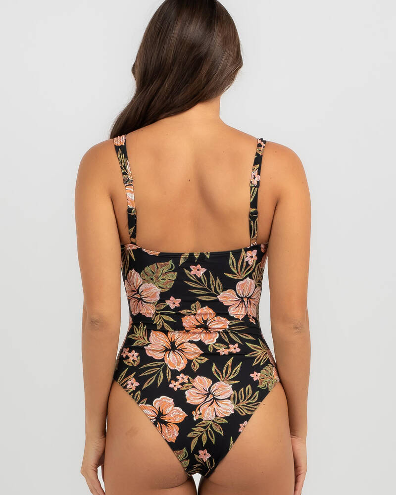 Billabong Hooked On Tropics Kali One Piece Swimsuit for Womens