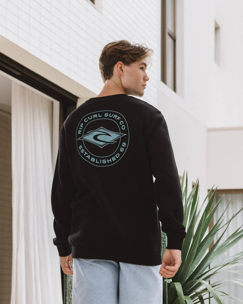 Rip Curl Stapler Crew Sweatshirt for Mens