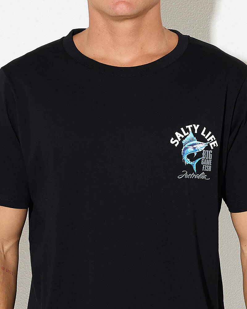 Salty Life Big Game T-Shirt for Mens