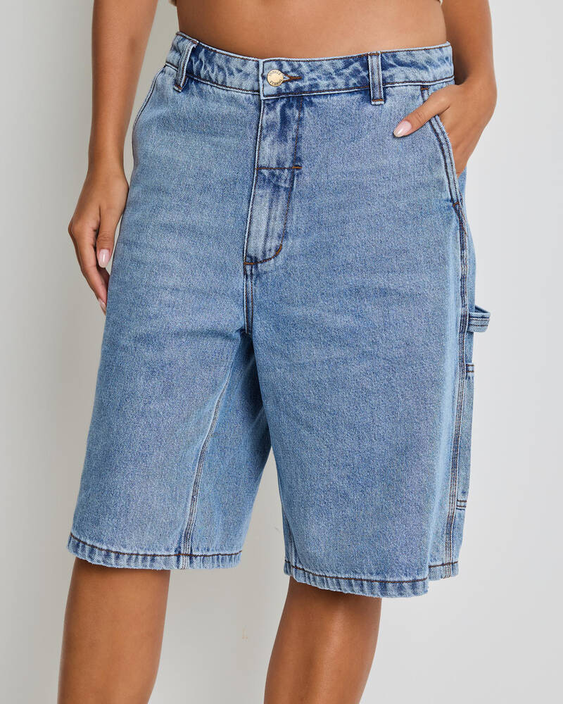 Thrills Slouch Carpenter Shorts for Womens