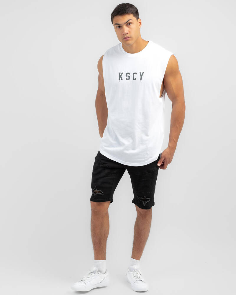 Kiss Chacey Empire Dual Curved Muscle Tank for Mens