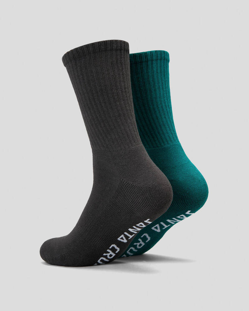 Santa Cruz Pusher Socks 2 Pack for Mens