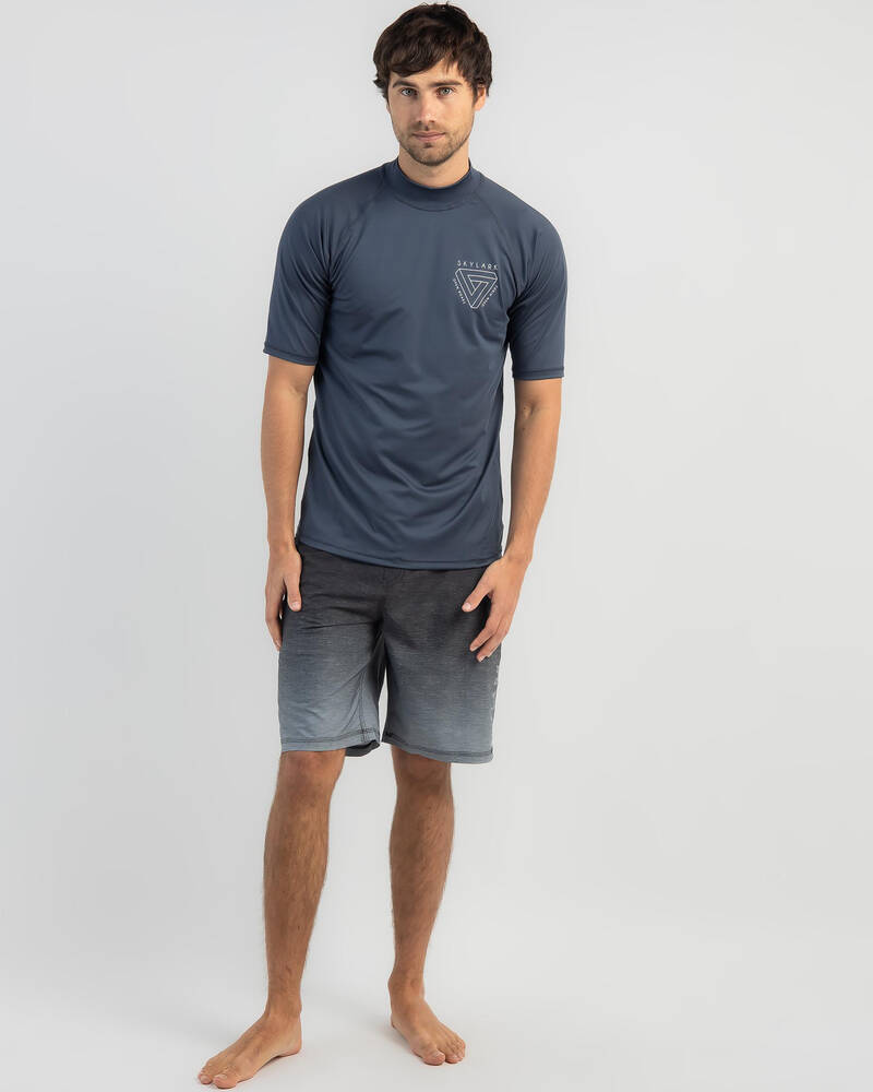 Skylark Fracture Short Sleeve Rash Vest for Mens