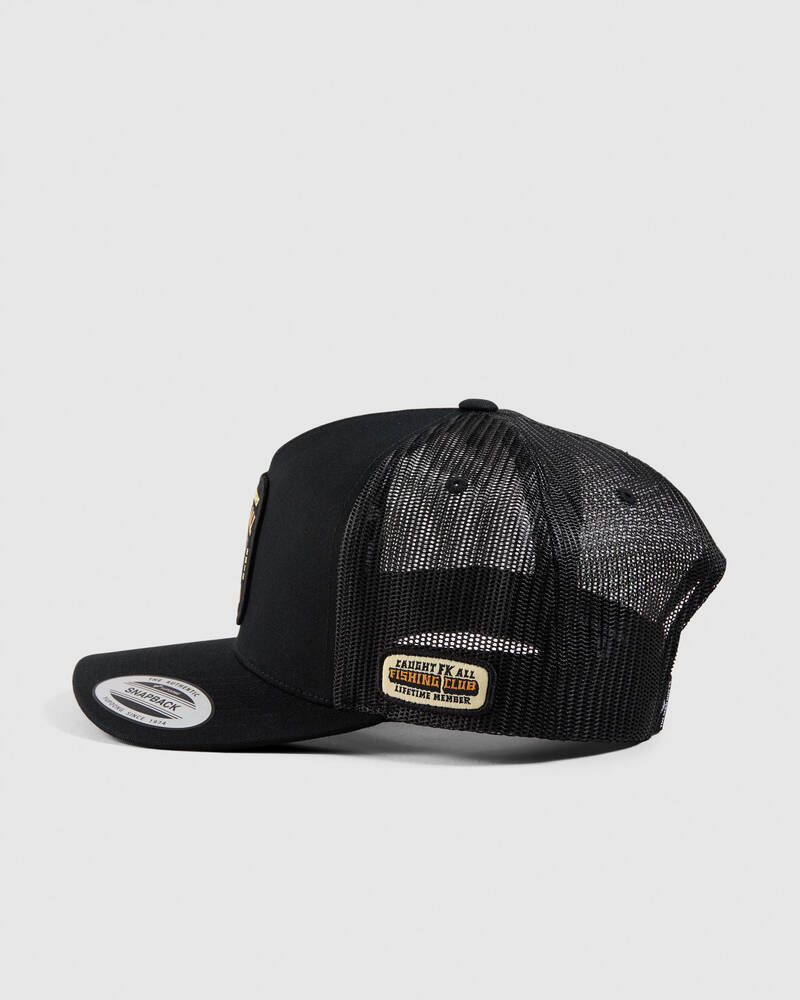 The Mad Hueys Caught Fk All Skull Trucker Cap for Mens