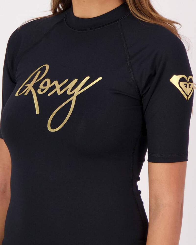 Roxy Kind Hearted Short Sleeve Rash Vest for Womens