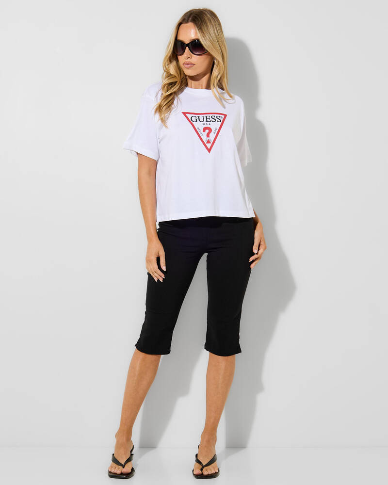 GUESS Boxy Iconic T-Shirt for Womens