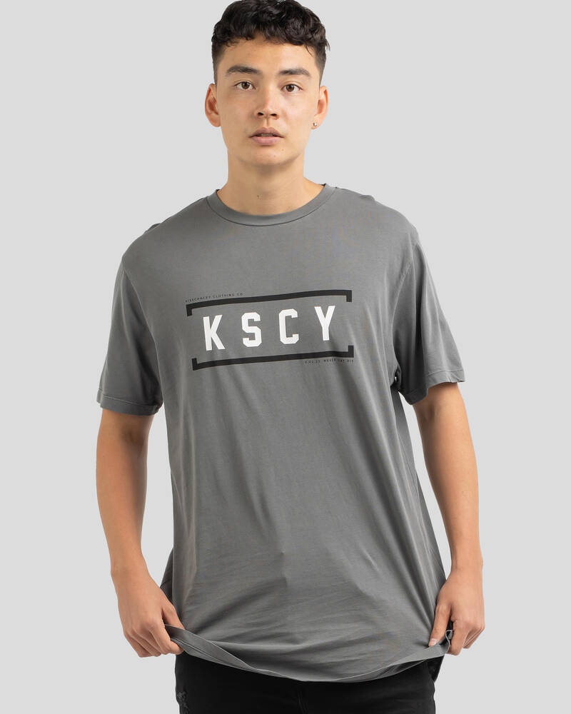 Kiss Chacey Paranoid Step Hem T-Shirt for Mens