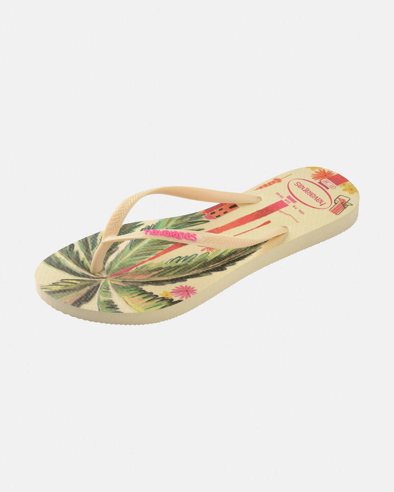 Havaianas Slim Summer Bliss Thongs for Womens