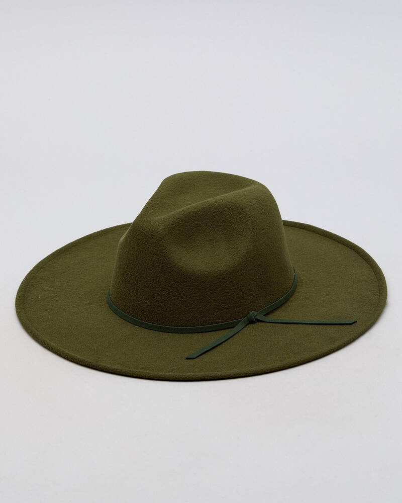 Mooloola Archie Wide Brim Felt Hat for Womens image number null