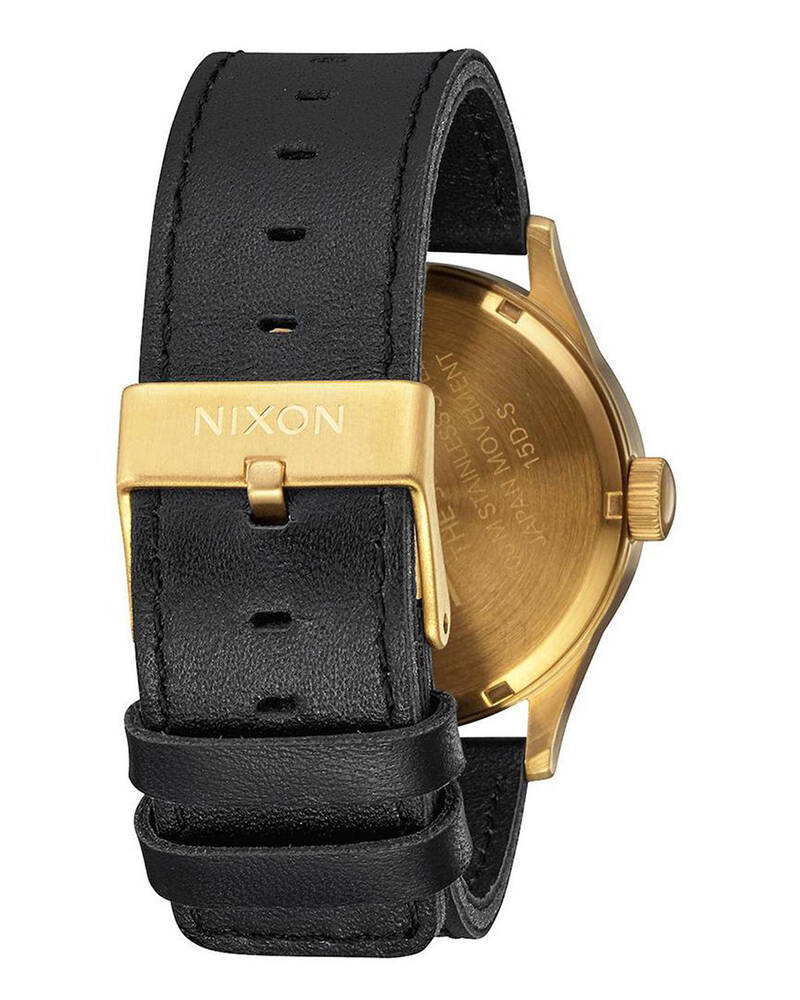 Nixon Sentry Chrono Leather Watch for Mens