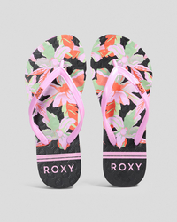 Roxy Girls' Viva Stamp Thongs for Womens image number null