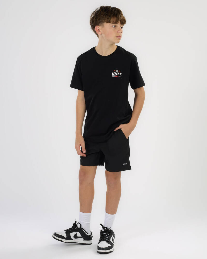 Unit Boys' Block Elastic Shorts for Mens