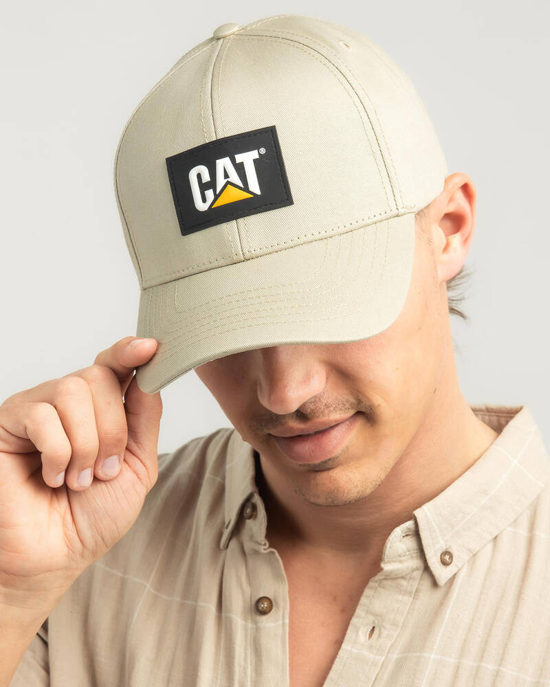 Cat Logo Silicone Patch Cap for Mens