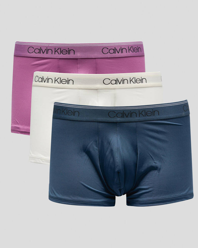Calvin Klein Micro Stretch Low Rise Trunk 3 Pack for Mens