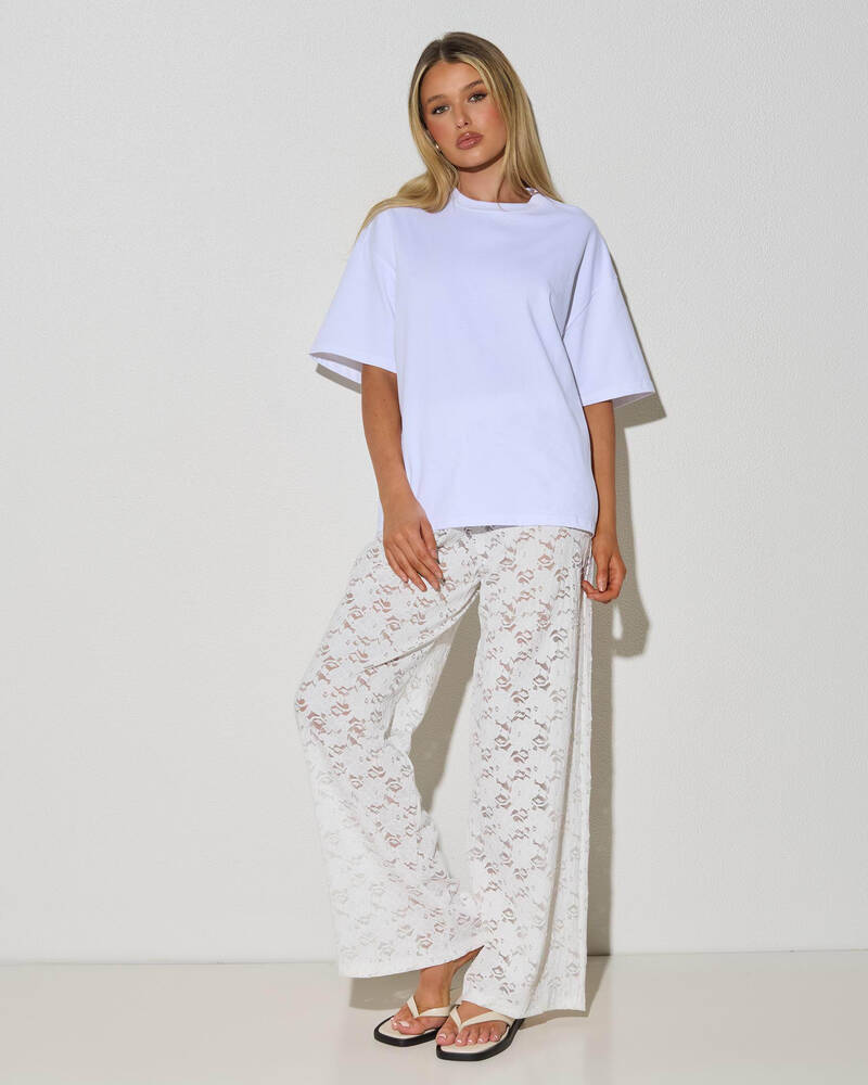 Ava And Ever Oversized Plain Tee for Womens