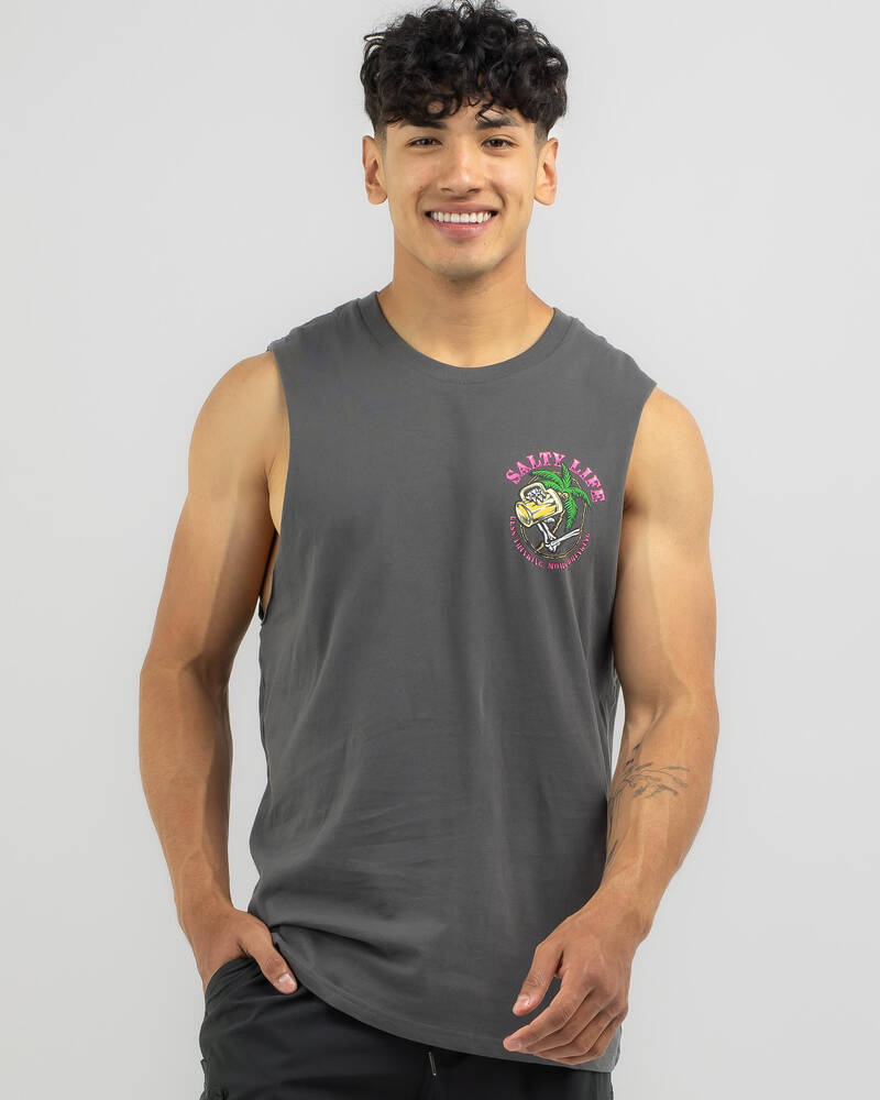 Salty Life Skull Duggery Muscle Tank for Mens