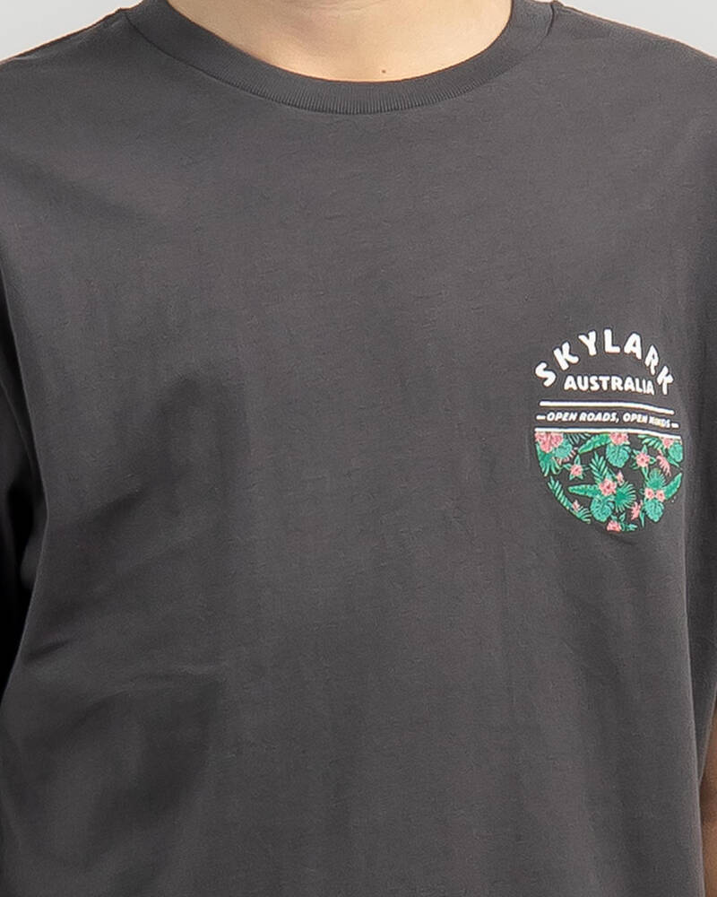 Skylark Boys' Hibiscus T-Shirt for Mens