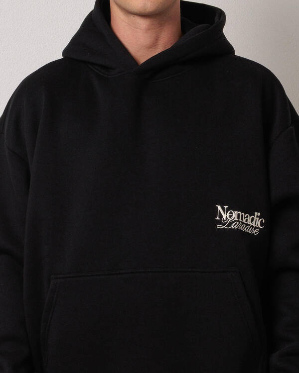 Nomadic Paradise Retreat Oversized Hoodie for Mens