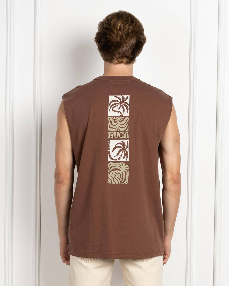 RVCA Fronds Muscle Tank for Mens
