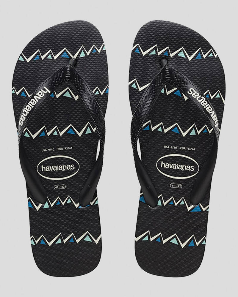 Havaianas Kids' Top Stripe Zag Thongs for Mens