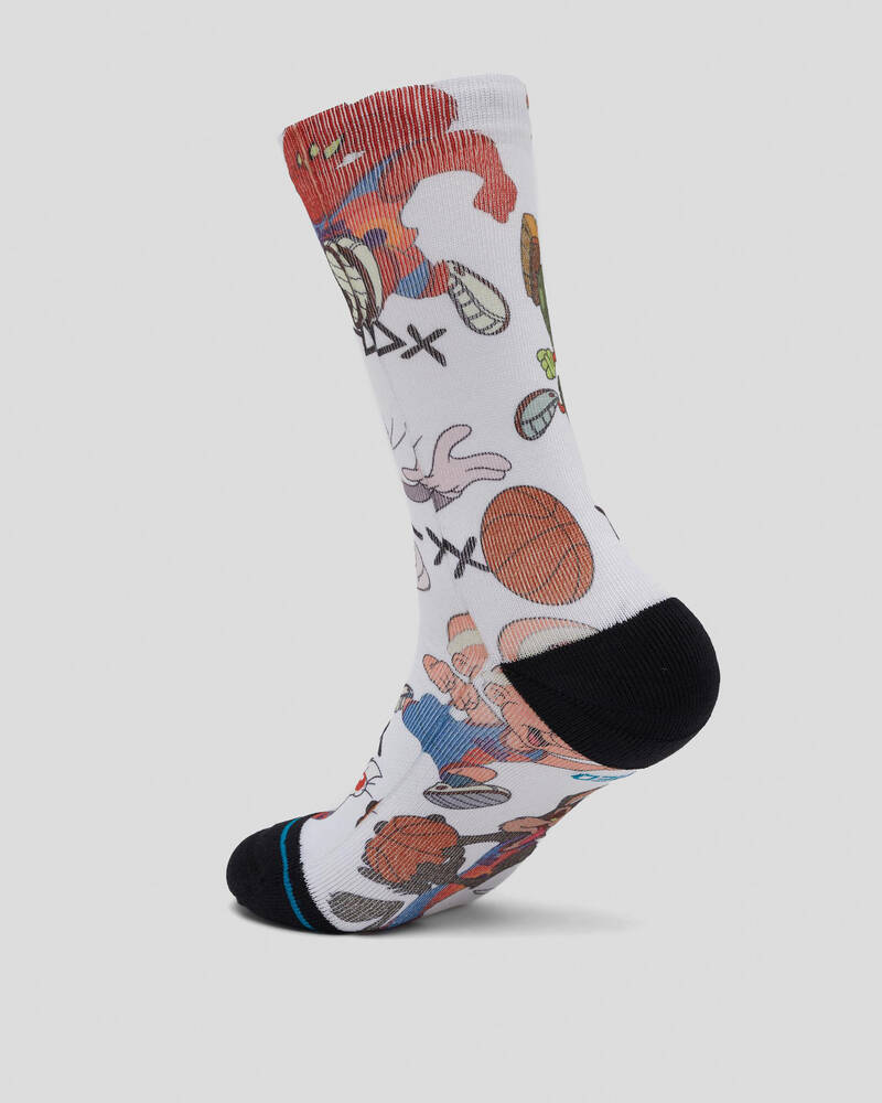 Stance Tune Conversational Space Jam Socks for Mens