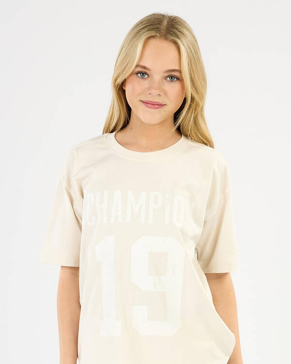 Champion Girls' Vintage Wash Graphic T-Shirt for Womens