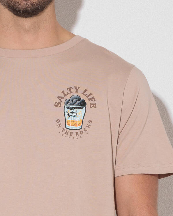 Salty Life On The Rocks T-Shirt for Mens