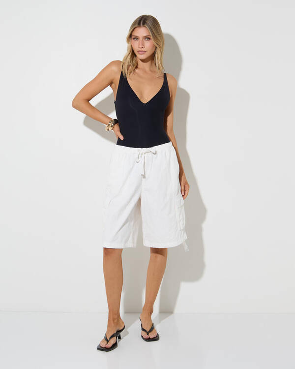 Basic V Neck Bodysuit