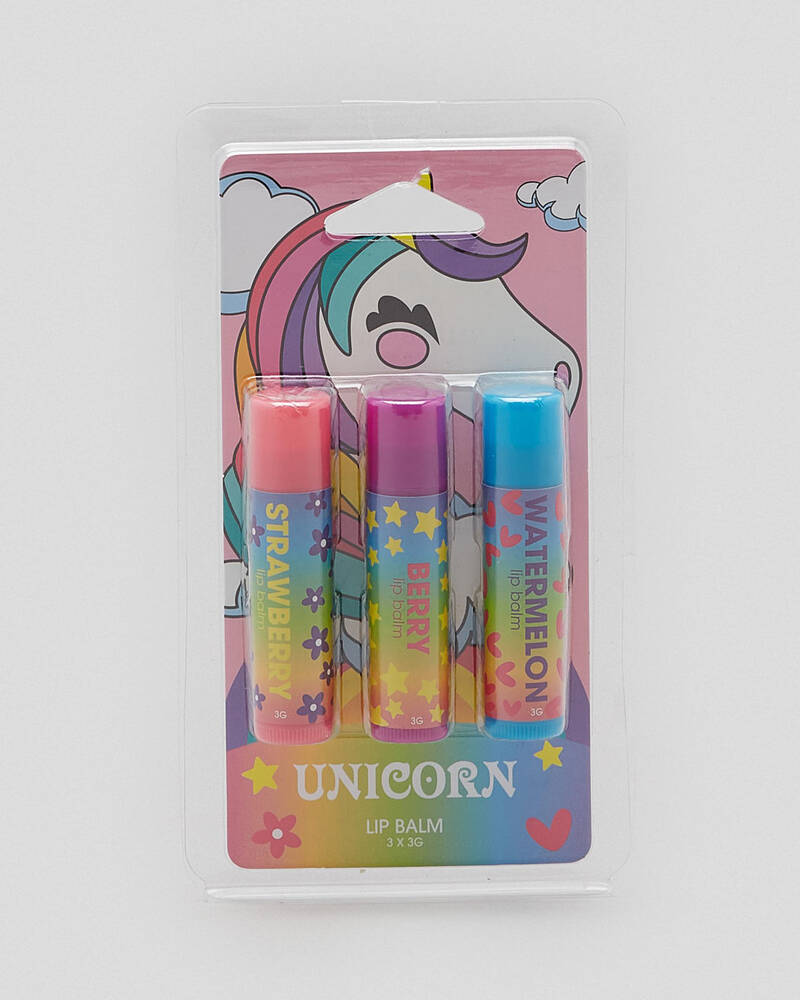 Get It Now Unicorn Lip Balm 3 Pack for Womens