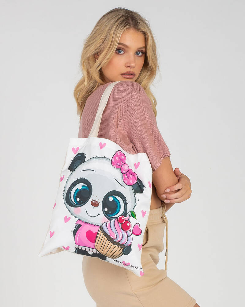 Get It Now Cutie Pie Panda Canvas Eco Bag for Womens