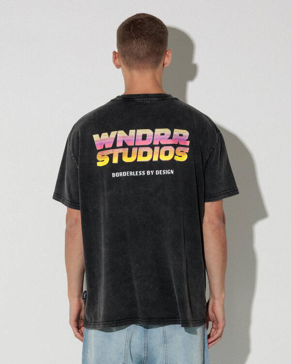 Wndrr Arcade Box Fit T-Shirt for Mens