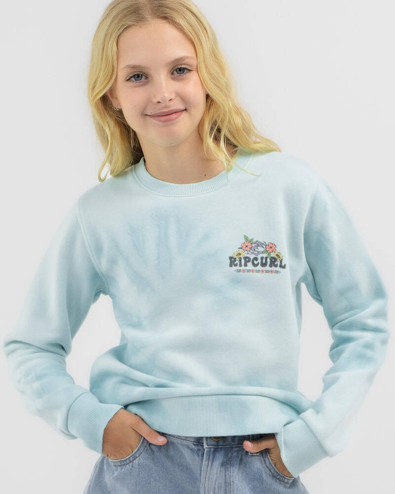 Rip Curl Girls' Hibiscus Heat Logo Sweatshirt for Womens