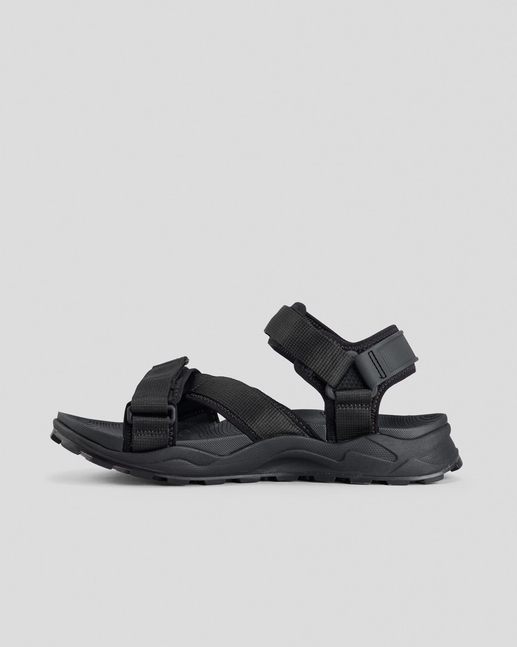 Shop Reef Cross Shore Sandals In Black - Fast Shipping & Easy