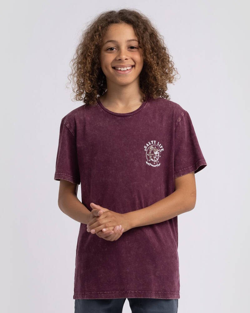 Salty Life Boys' Castaway T-Shirt for Mens