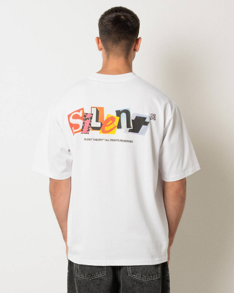 Silent Theory Ransom Box Fit T-Shirt for Mens