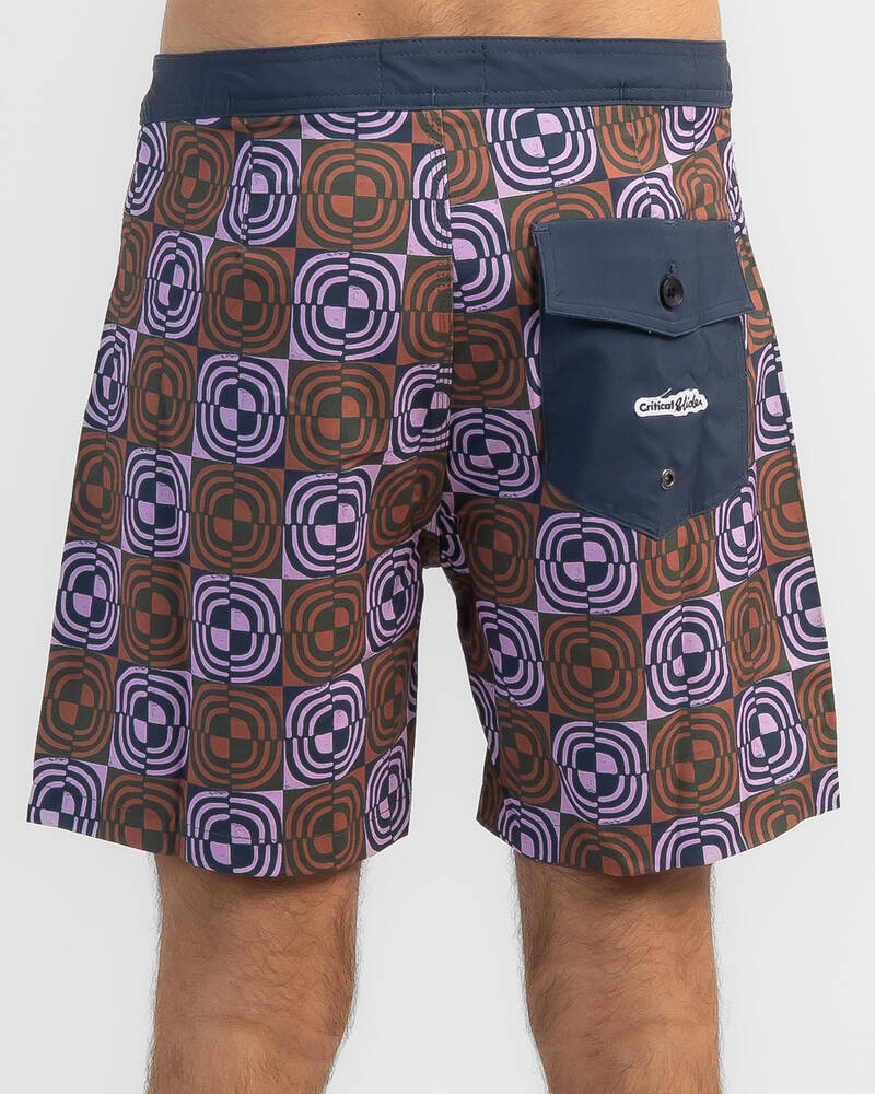 The Critical Slide Society Montage Board Shorts for Mens