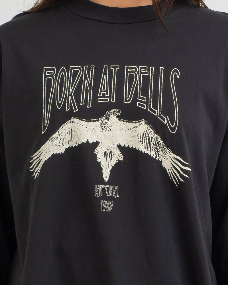 Rip Curl Bells Oversized Long Sleeve T-Shirt for Womens