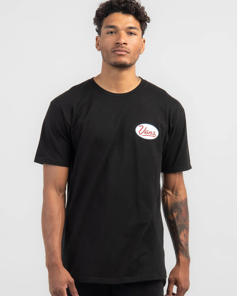 Vans Gas Station Logo T-Shirt for Mens
