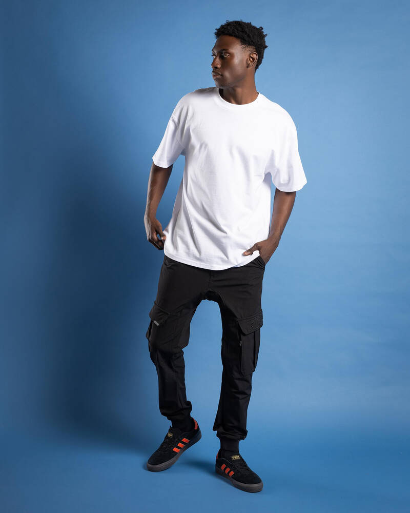 Nena & Pasadena F150 Slim Nylon Cargo Jogger Pants for Mens