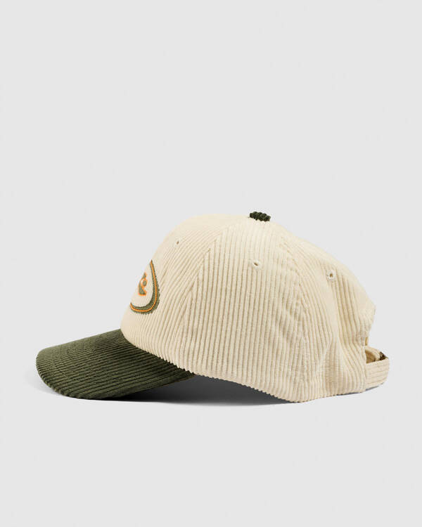 Rusty Orbit Cord Six Panel Cap for Mens