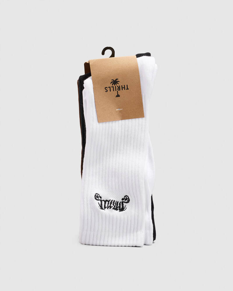 Thrills Peace Power Socks 3 pack for Mens