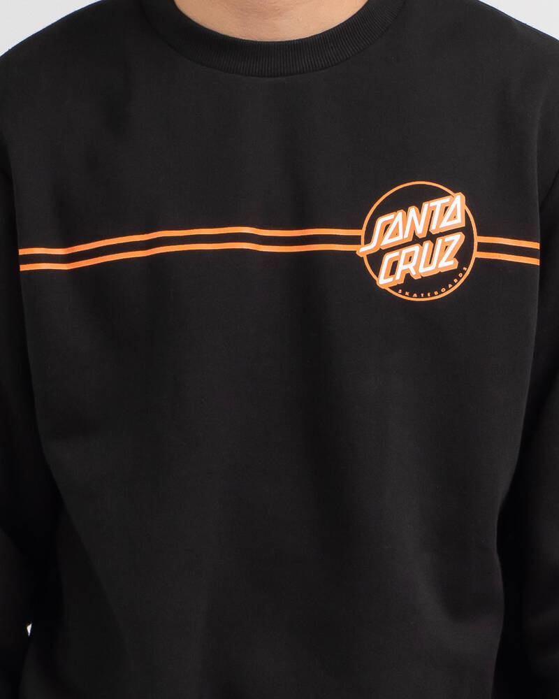 Santa Cruz No Fill Dot Crew Neck Sweatshirt for Mens