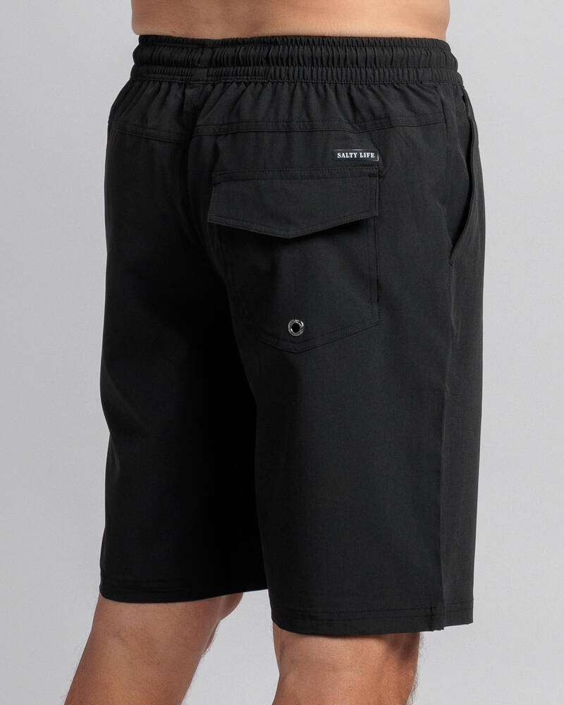 Salty Life Whirlwind Elastic Waist Shorts for Mens